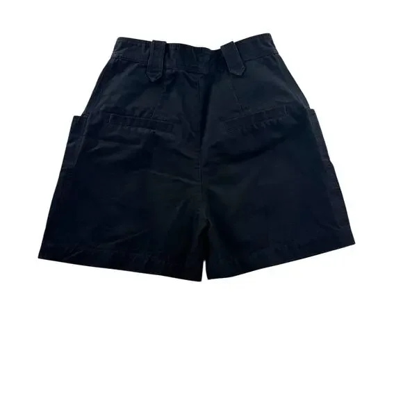 Isabel Etoile Marant Palinoa Short US 4 Black Cotton Cargo Utility High Rise
